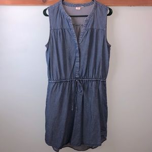 GAP Sleeveless Shirt Dress